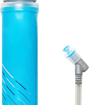 HydraPak UltraFlask Speed (500ml or 600ml) - Collapsible Soft Flask Water Bottle for Hydration Vests and Running Packs with Easy Open Cap
